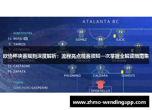 欧协杯决赛规则深度解析：流程亮点观赛须知一次掌握全解读指南集